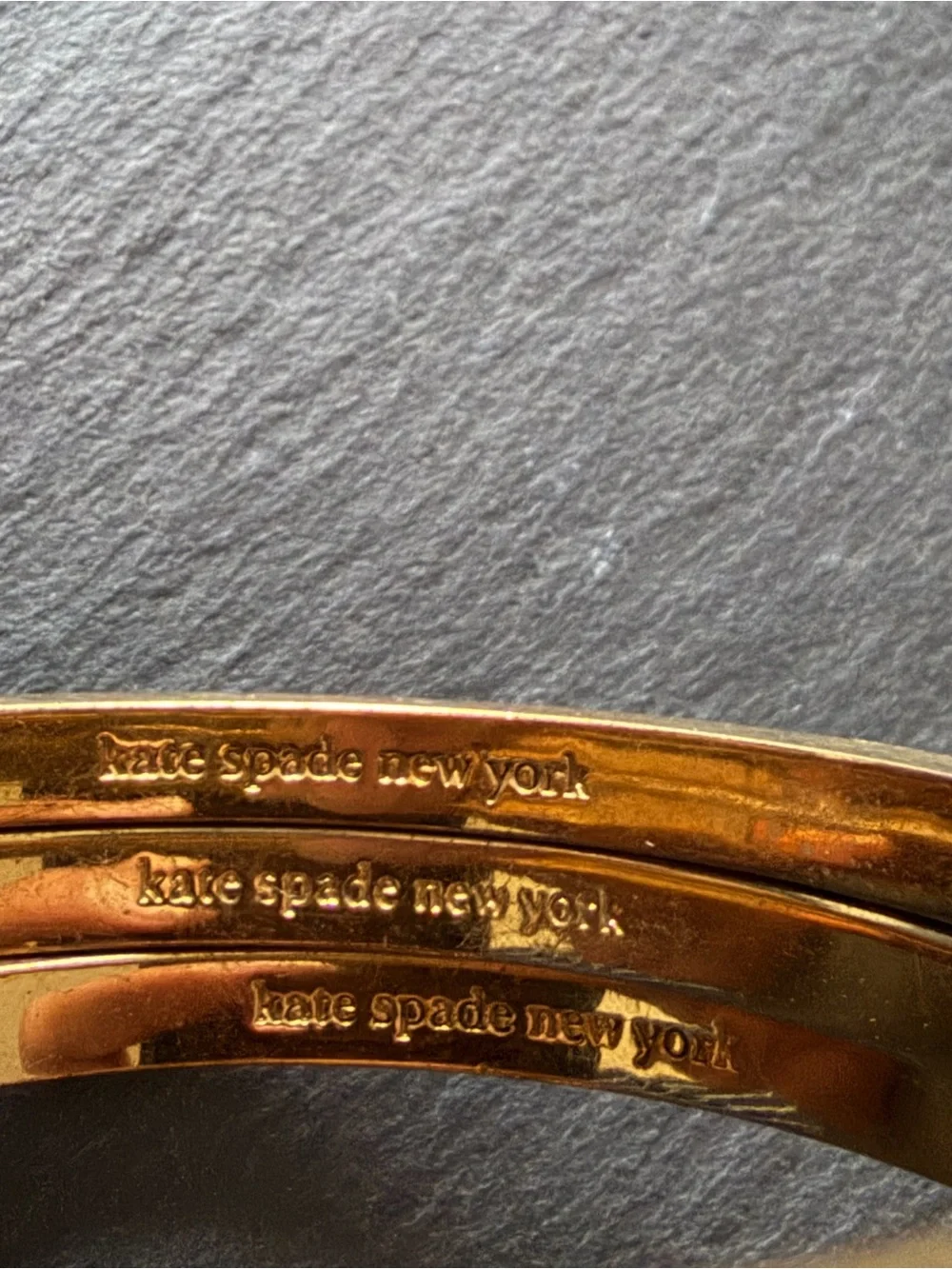 Kate Spade Enamel Bangle Stackable Set (3) - Picture 3 of 14